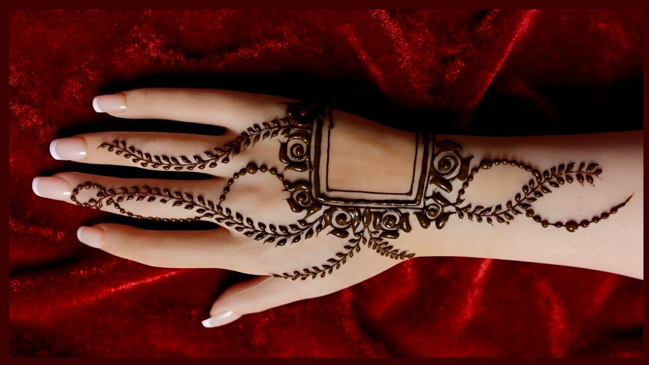 Latest Stylish Mehndi Design for Hands | Easy Arabic Henna Tutorial#video #shorts #viral #trending