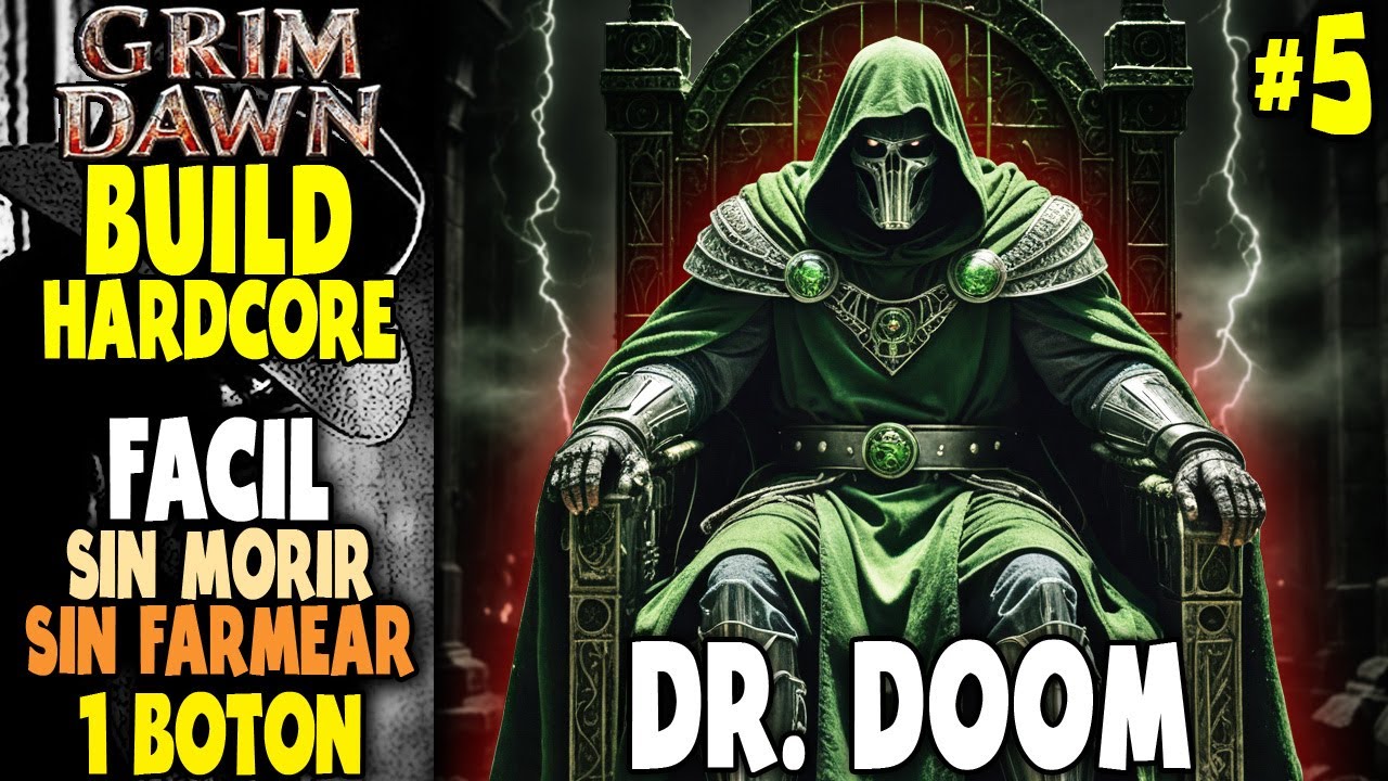 GRIM DAWN DR DOOM, Build SPELLBINDER para NO MORIR, FACIL, SENCILLA y SIN FARMEO ep-5 DLCs | 2026