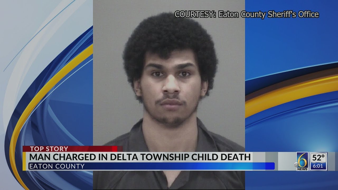 Man charged in Delta Township child death