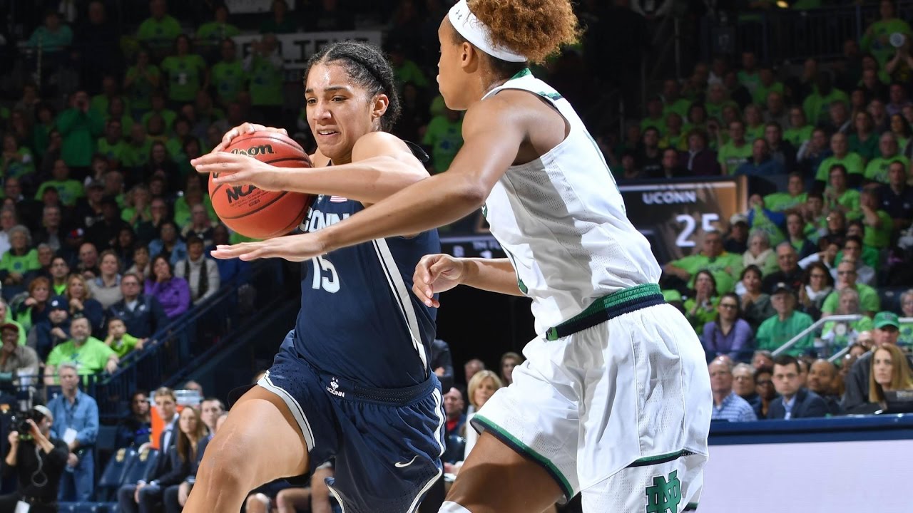 Лучшие моменты женского баскетбола в США в 2016 году: №1 UConn 72, №2 Notre Dame 61
