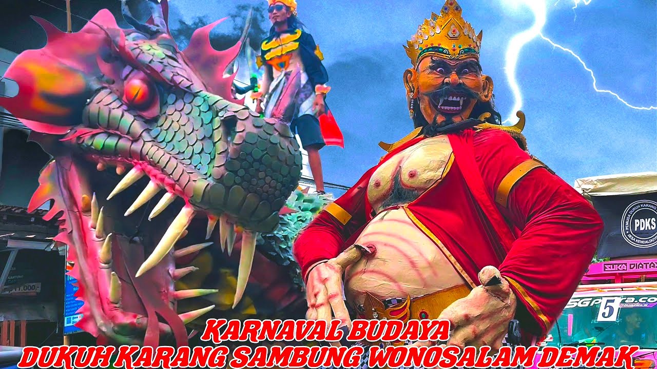 HOREG DAN MACET TOTAL KARNAVAL BUDAYA DUKUH KARANG SAMBUNG WONOSALAM DEMAK DI TAHUN 2026