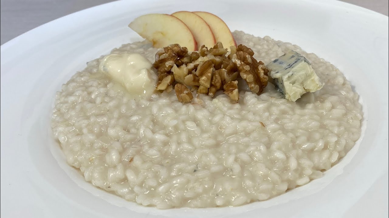 Risotto Gorgonzola e Noci, ricetta originale
