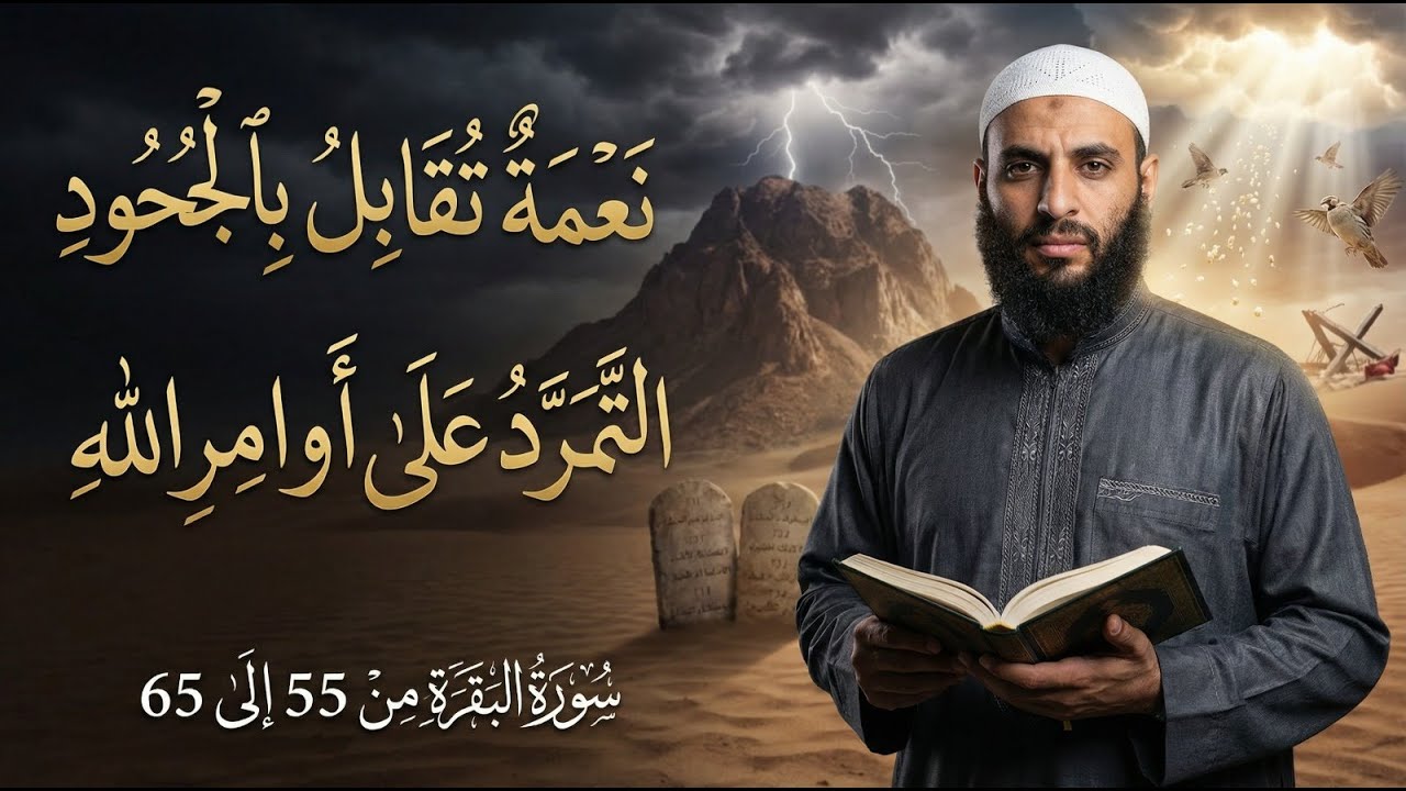 عقوبات إلهية متدرجة | تفسير سورة البقرة من 55 إلى 65 -  التمرد على أوامر الله .