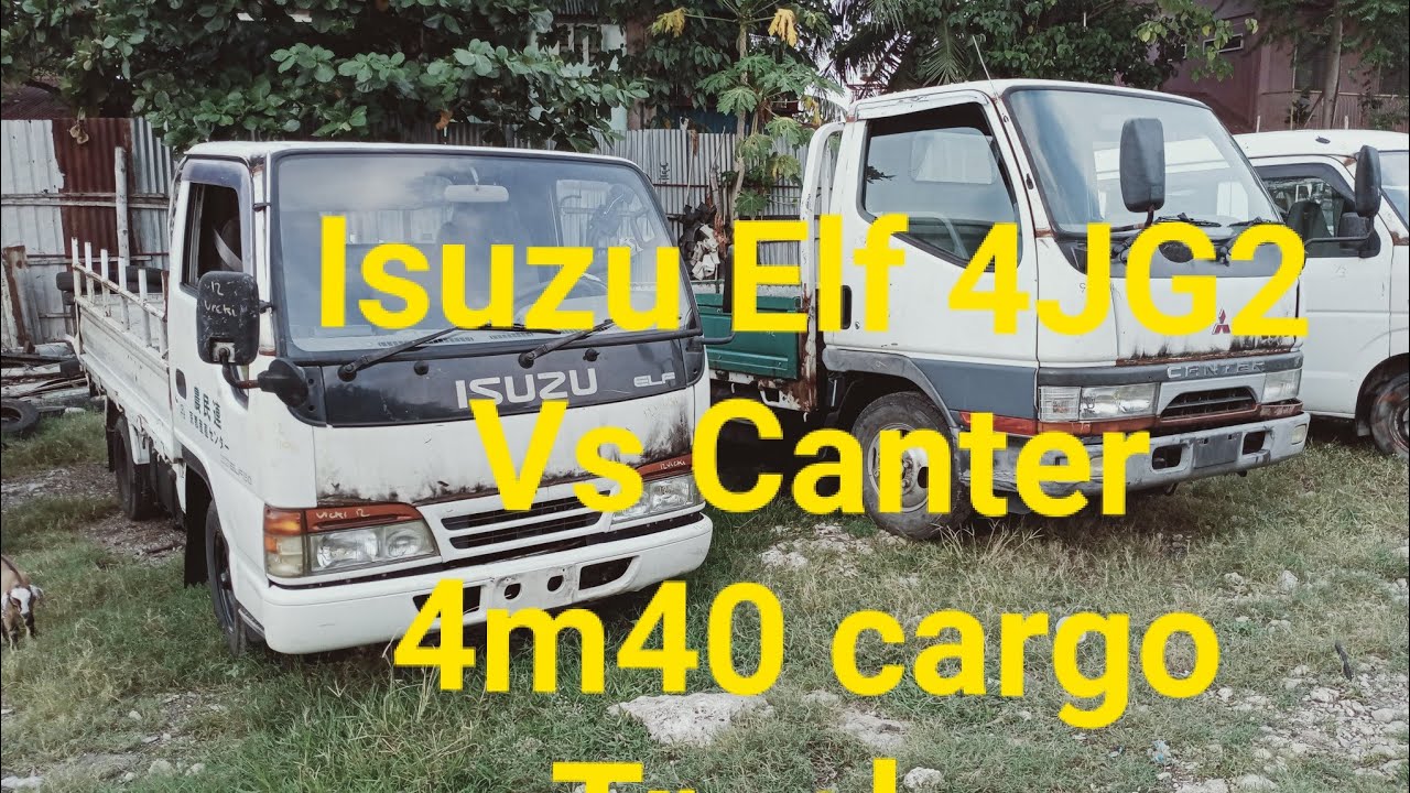 Isuzu Elf 4JG2 And  Canter 4m40 Cargo Trucks 10 feet