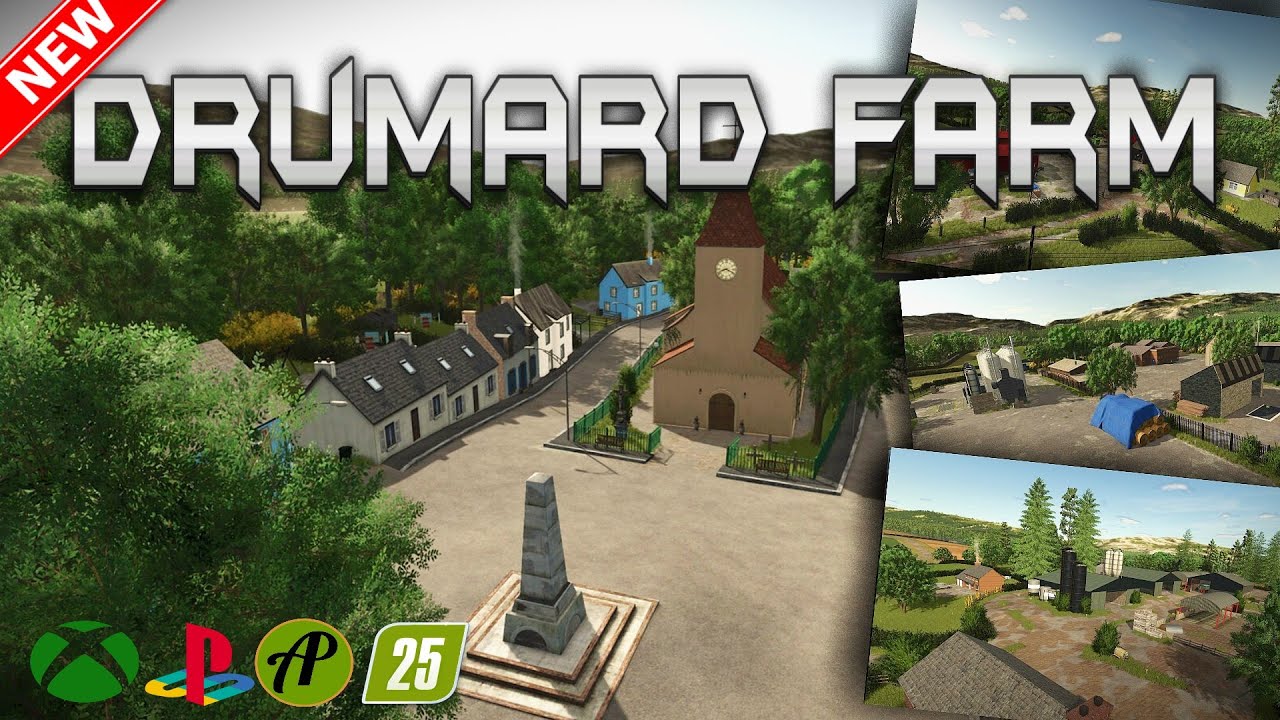 LS25🆕New Map: Drumard Farm | #ls25 #fs25