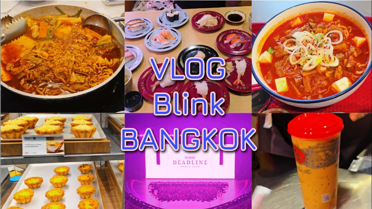 [Vlog THAILAND] 2025 🇹🇭 Bangkok Pop-up, Ramyun, Shabu, Yolk, Chatramue, Deadline tour concert