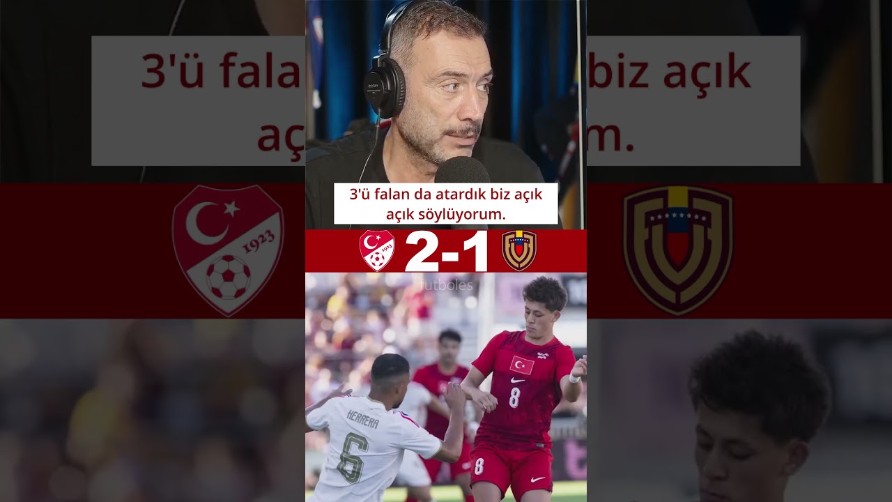 Venezuela'lılar &Ccedil;ok Sert Oynamaya Başladı. T&uuml;rkiye 2-1 Venezuela.