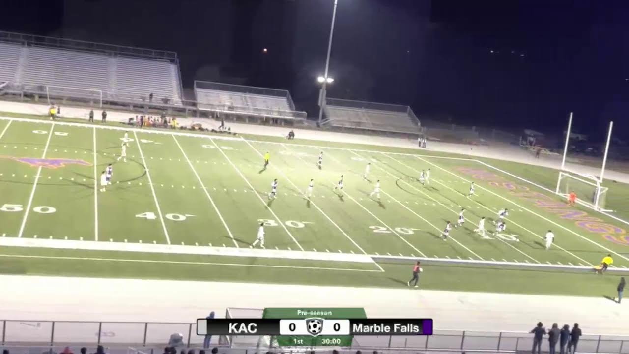 KAC Varsity Vs. Marble Falls Varsity
