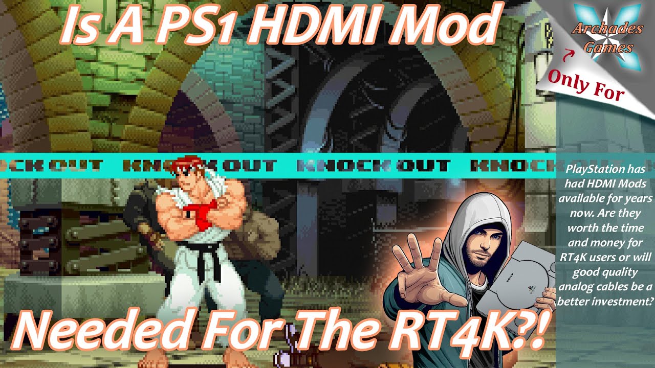 Нужен ли мод PS1 HDMI для наилучшего восприятия RetroTink 4K?