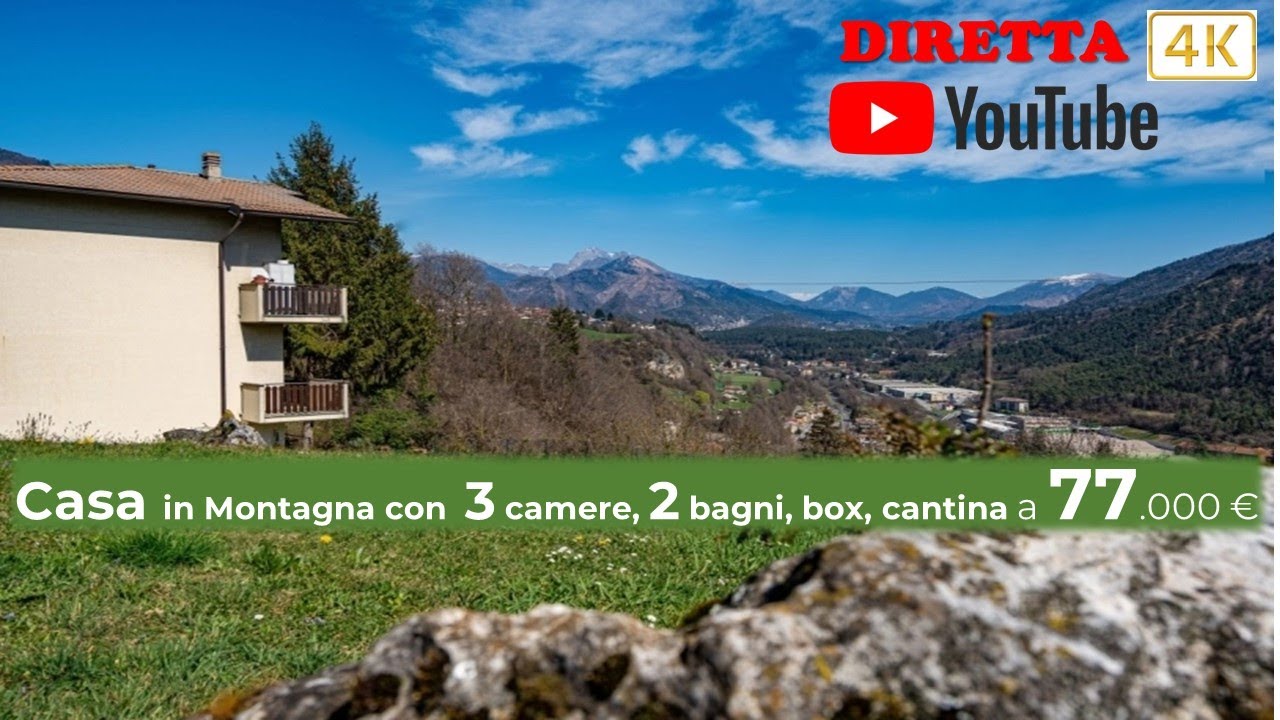 NON PIÙ DISPONIBILE: ALTA VALLE SERIANA - PREMOLO (BG), quadrilocale con box e cantina