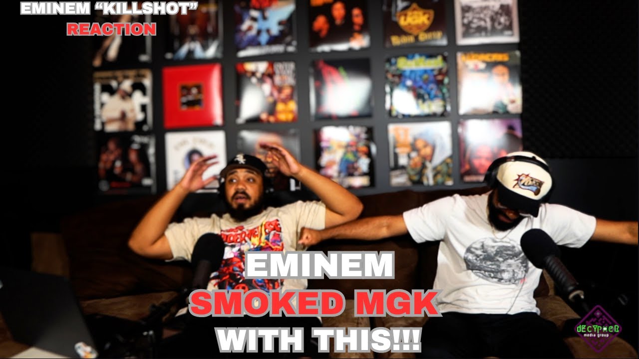 EMINEM BULLIED MGK ON THIS ONE !! KILLSHOT REACTION