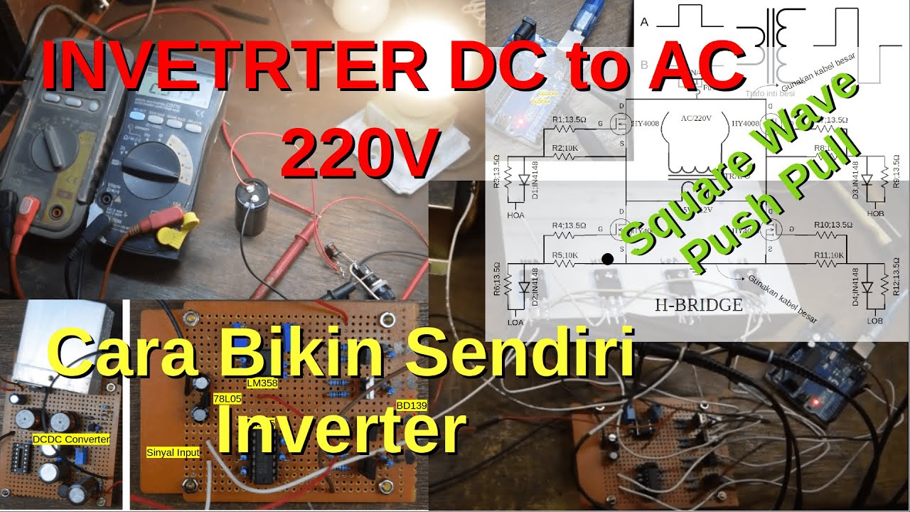 Inverter dc to ac push pull, Desain dan Analisa Rangkaian
