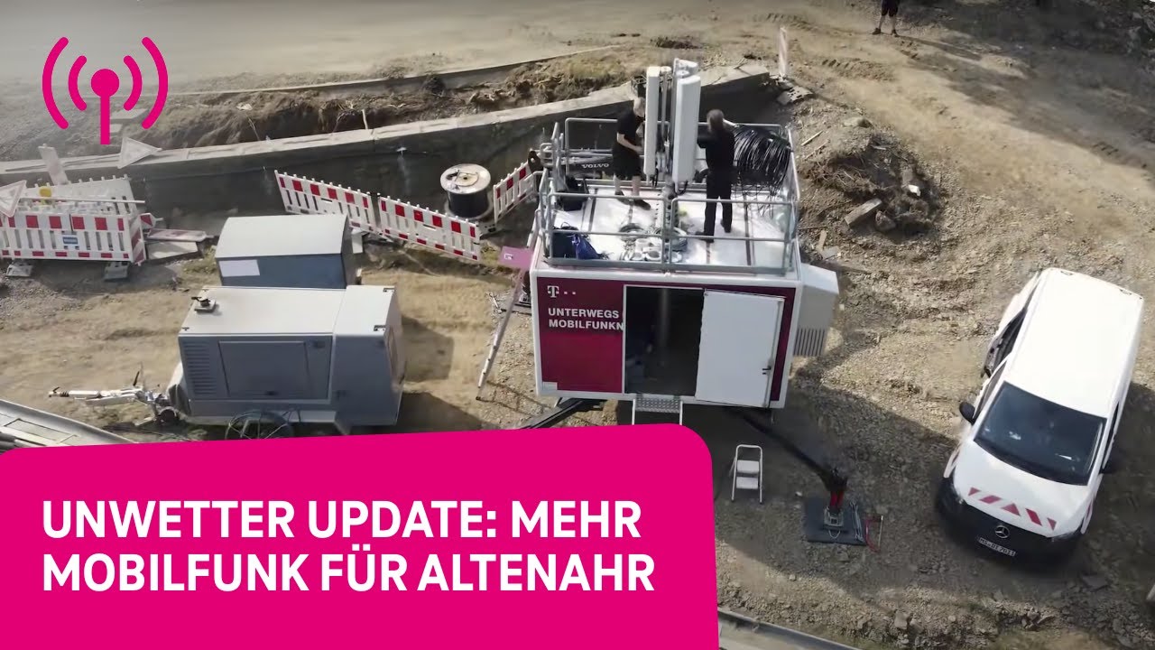 Unwetter Update 15: Mehr Mobilfunk für Altenahr (with English subtitles)