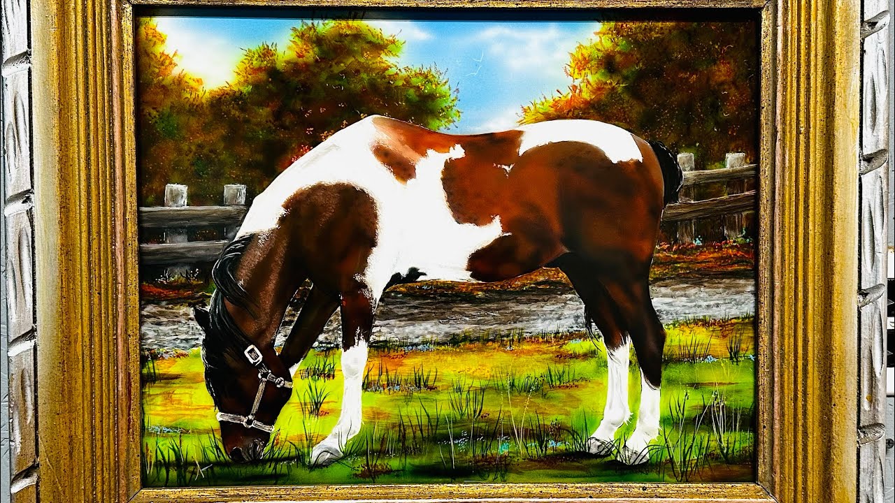 Airbrushing a Horse