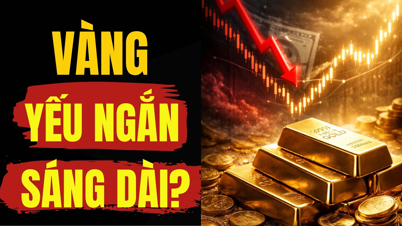 Vàng giảm ngắn hạn, dài hạn vẫn sáng: Có nên tích sản thay vì lướt sóng?| GÓC NHÌN GIÀU CÓ