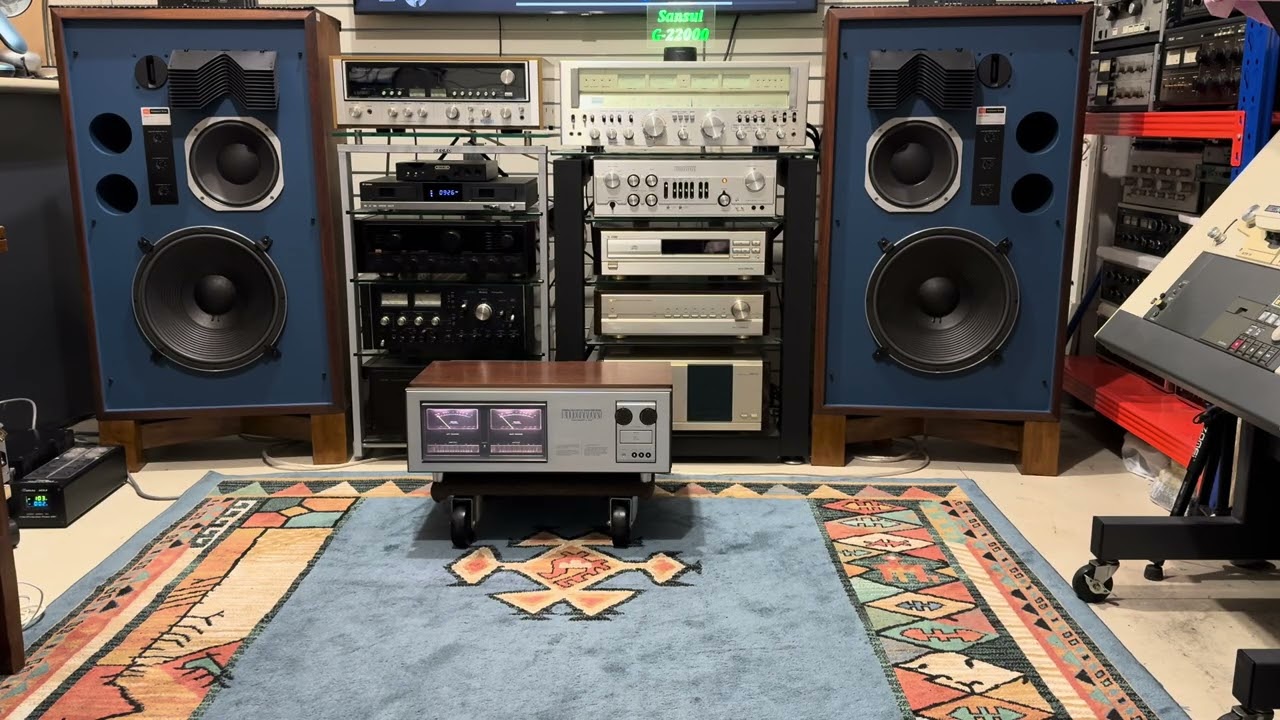 Luxman M-6000 & Luxman C-1000 with JBL 4344 | Jazz Music Sound Test