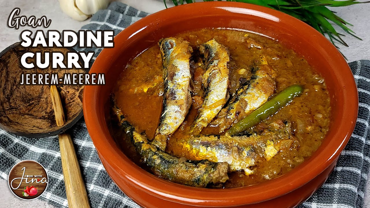Goan Sardine Curry | Authentic Goan Fish Curry | Goan Jeerem Meerem | Easy Sardine Curry | Tarleache