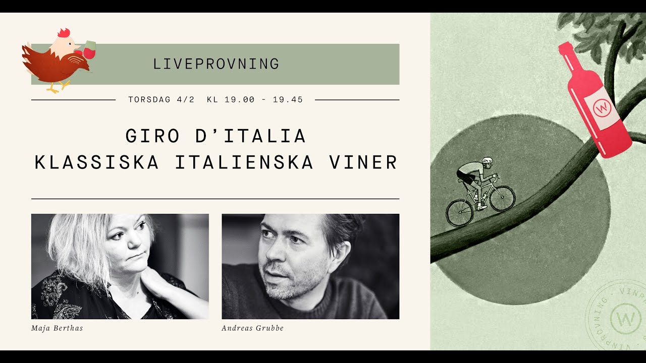 LIVEPROVNING: GIRO D’ITALIA – KLASSISKA ITALIENSKA VINER