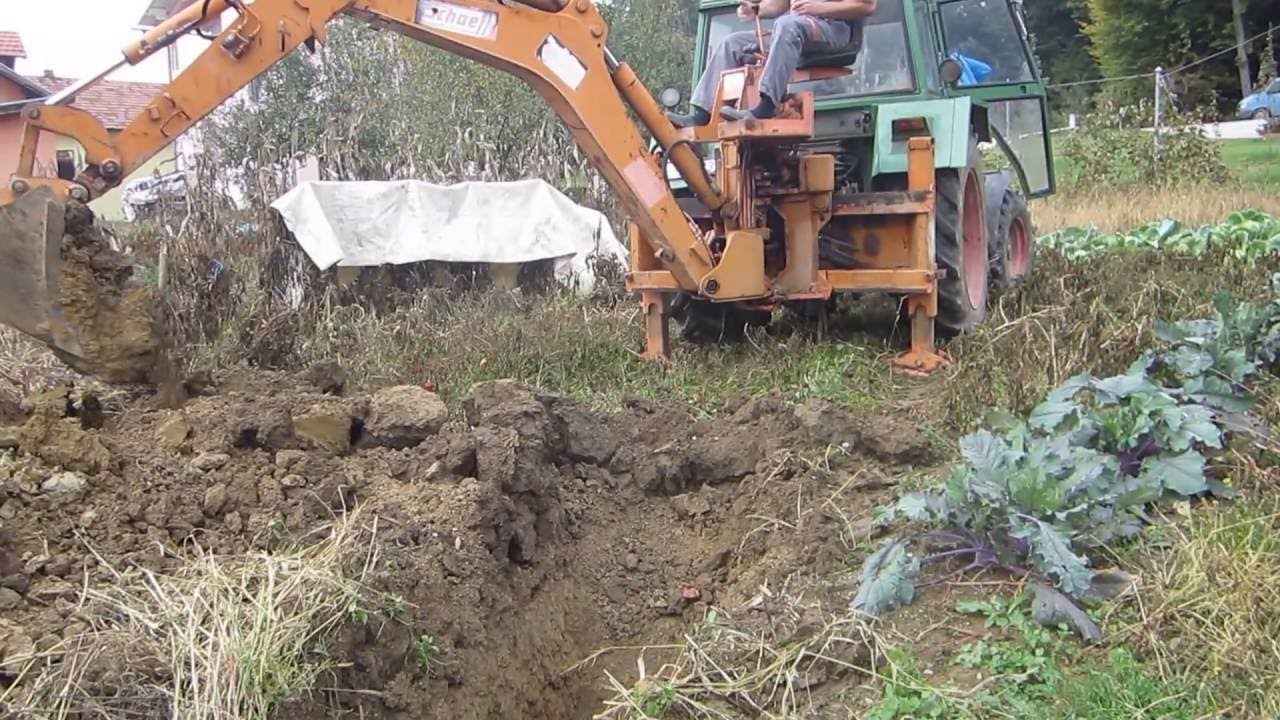 tractor backhoe schaeff
