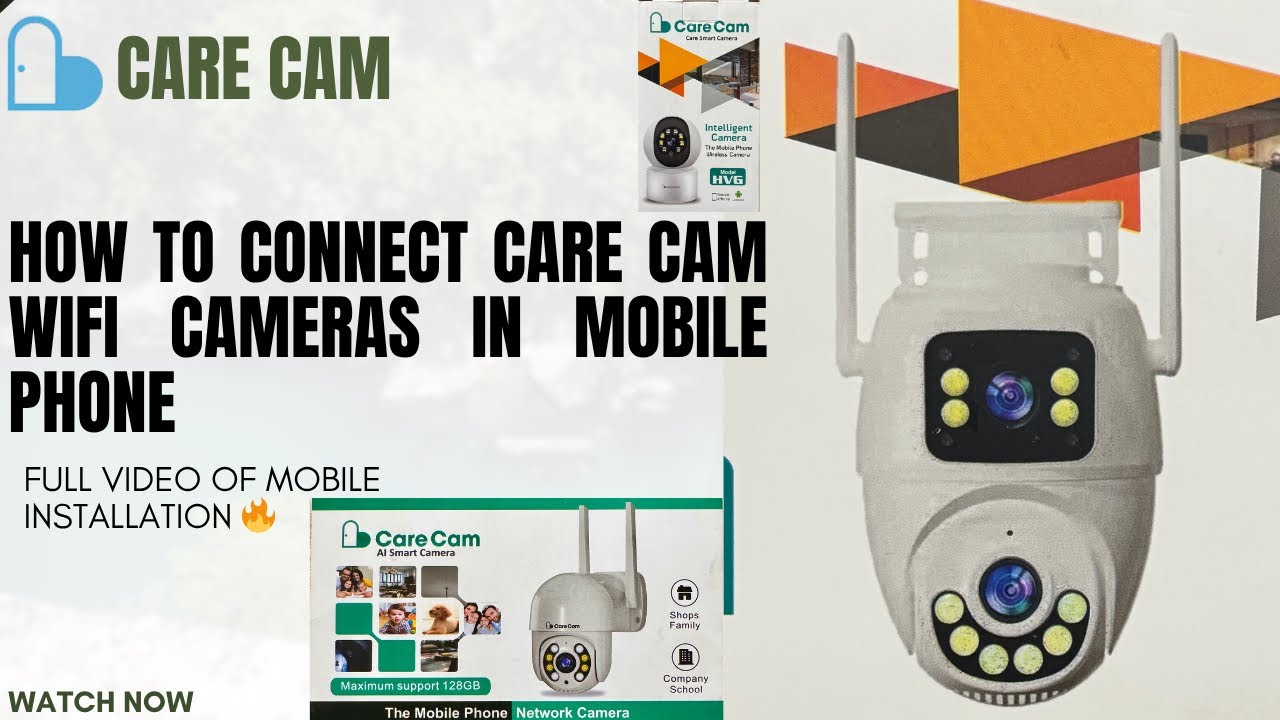 HOW TO CONNECT CARE CAM WIFI CAMERAS IN MOBILE PHONE || BEST AND SIMPLE WAY || #carecam #carecampro 