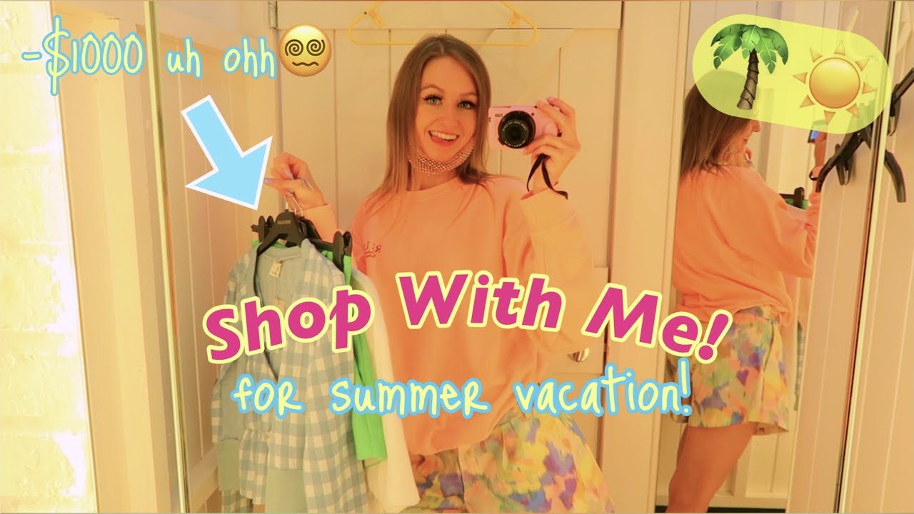 Shop with me for Summer Vacation!!☀️*NO BUDGET, $1000+*😱 (converse, taco bell, primark + more!)