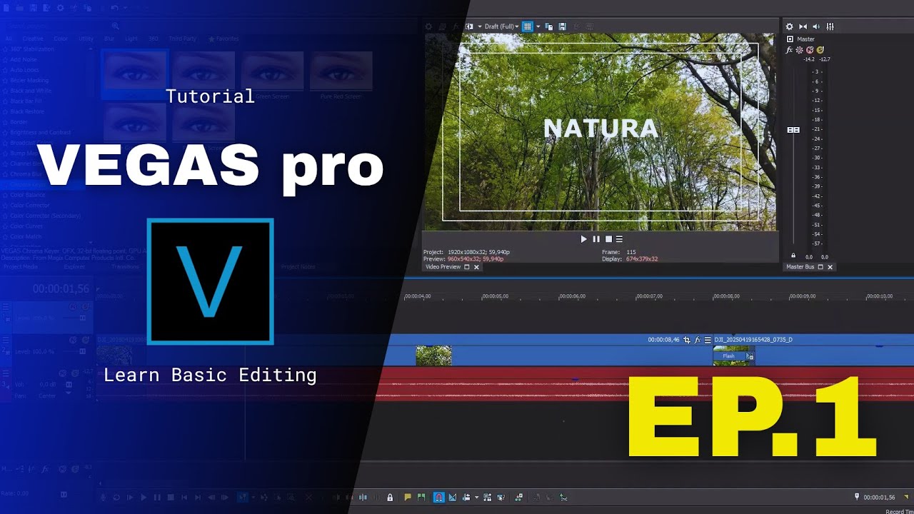 VEGAS Pro Tutorial Ep.1 – Inizia a Montare Video da Zero!