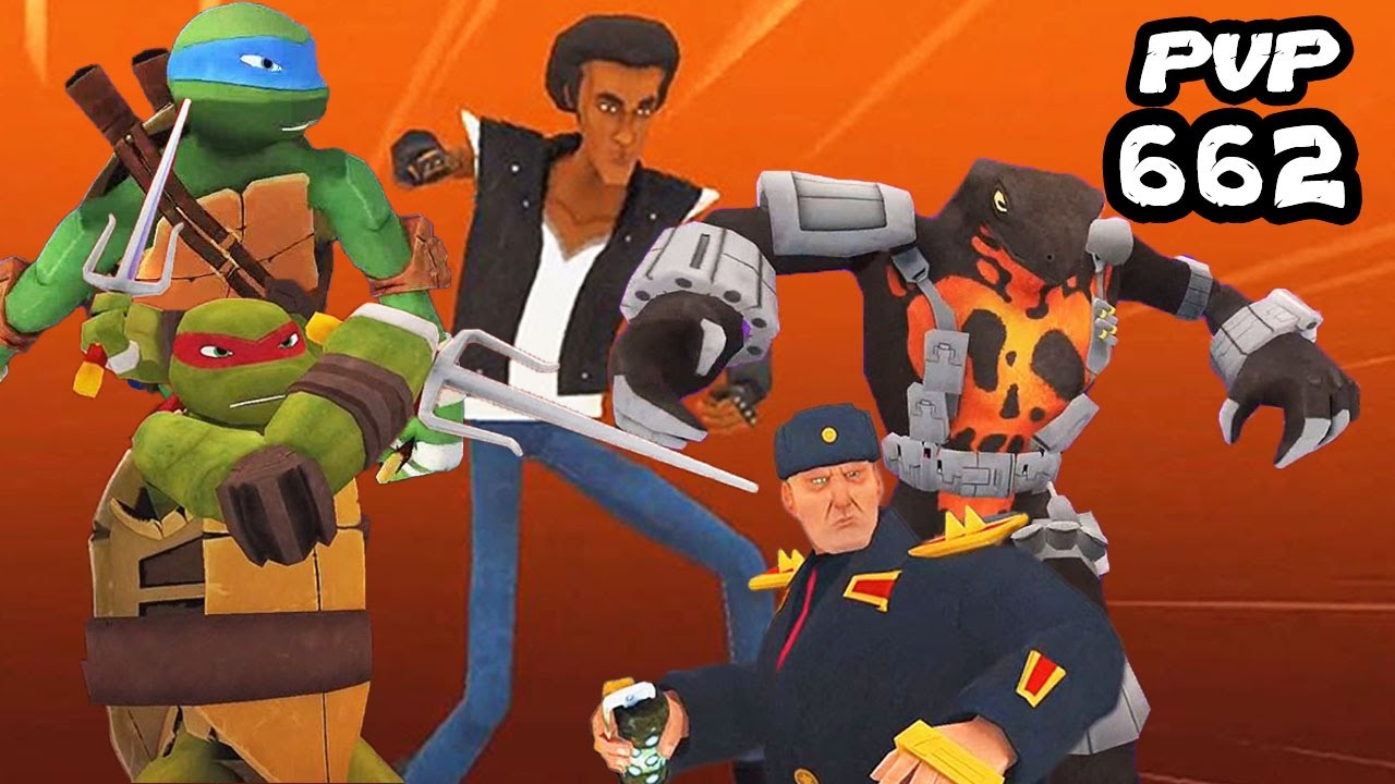 TMNT Legends PVP 662 (Leonardo Nick, Raphael Nick, Steranko, Newtralizer, Xever)