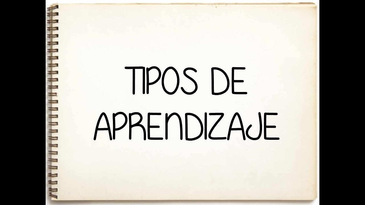 Tipos De Aprendizaje