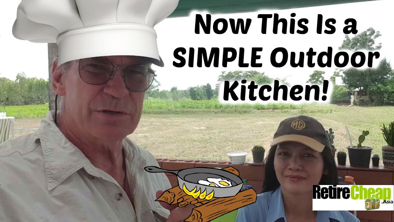 Setting Up an Outdoor Kitchen - Tiny Solar House Thailand | MTGA 014