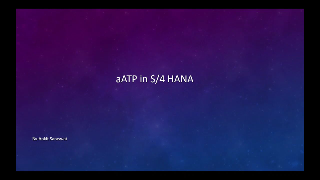 aATP in S/4 HANA- Product Allocation