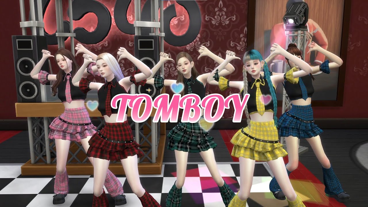Sims 4💖 - (여자)아이들((G)I-DLE) - 'TOMBOY' Dance Cover (심즈4) K-POP