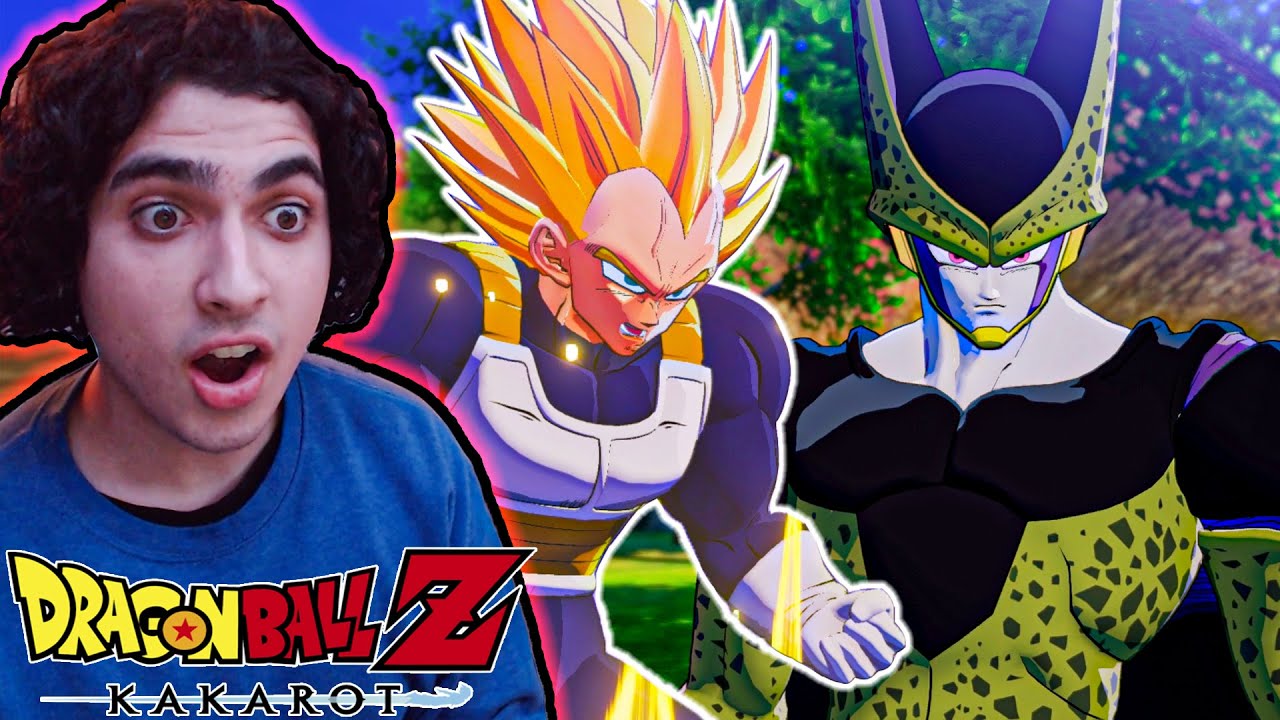 Perfect Cell Vs Vegeta | Dragon Ball Noob Plays Dbz Kakarot #12