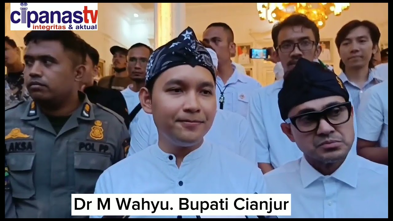 KUNJUNGAN KERJA DEDI MULYADI GUBENUR JAWA BARAT KE CIANJUR PADA ACARA  LAUNCHING NYAAH KA INDUNG