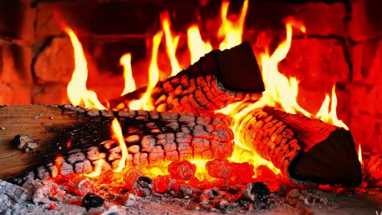 Streaming Warm Fireplace Crackling Sounds | ASMR for Sleep
