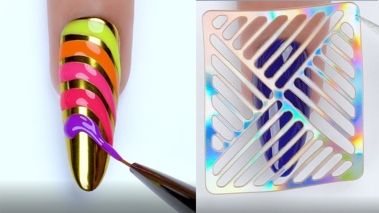 Incredible Nails Designs | OMBRE &Tips Stick |  Rainbow Nail Art | Cute Cartoon Draw and More ...