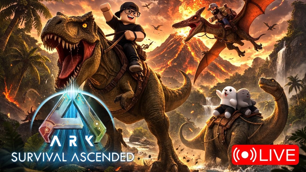 🔴LIVE - PENYU ESPORT KEMBALI MENCARI DINOSAURUS DI ARK: SURVIVAL ASCENDED