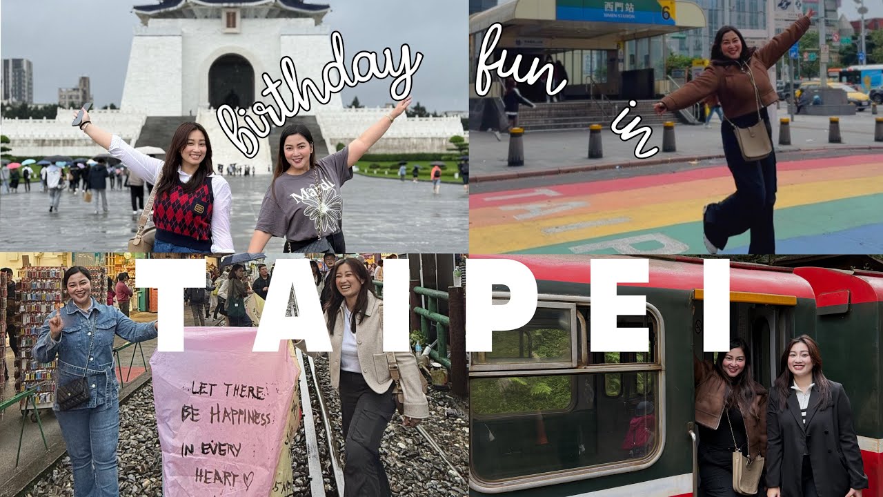 November 2024 🇹🇼 Birthday Fun in Taiwan Vlog: food trip in night market/ chill day Jiufen Shifen