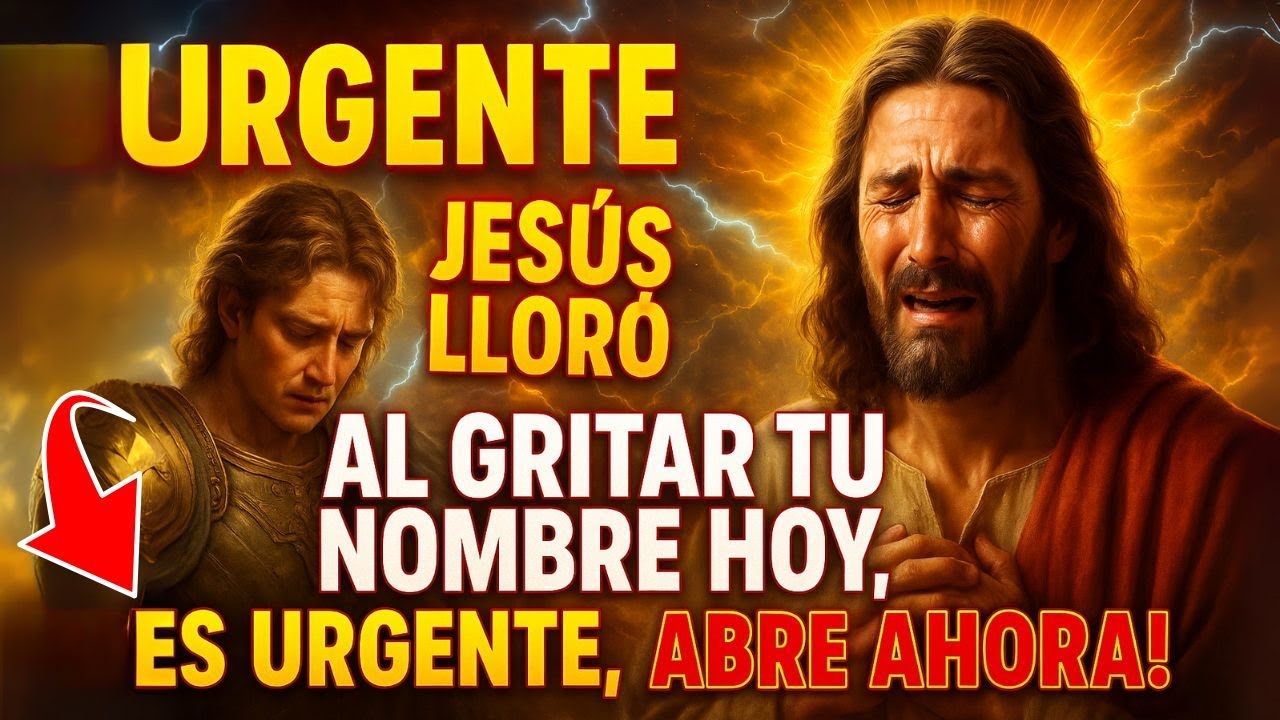 JESÚS LLORÓ AL GRITAR TU NOMBRE HOY, ES URGENTE, ¡ABRE AHORA!