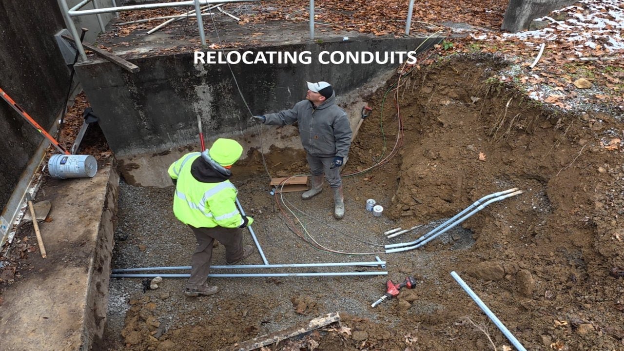 Relocating Conduits and Prepping for an Electrical Vault | Day 4