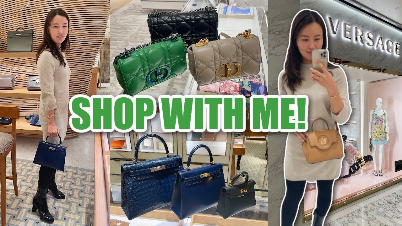 Luxury Shopping VLOG! Hermès, Dior, Versace, Zimmerman!
