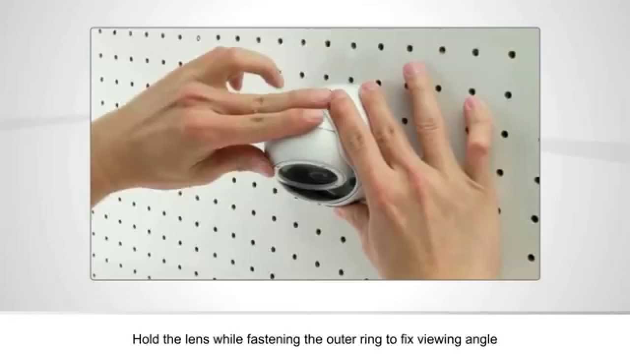 AVN320 1.3MP IR Dome IP Camera Installation AVTECH EagleEyes