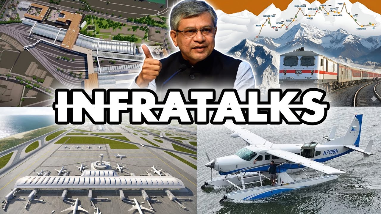 Bilaspur-Manali-Leh Rail Line Finally Takes Off, Brand New MEGA RAIL TERMINAL, 10 Water Aerodromes