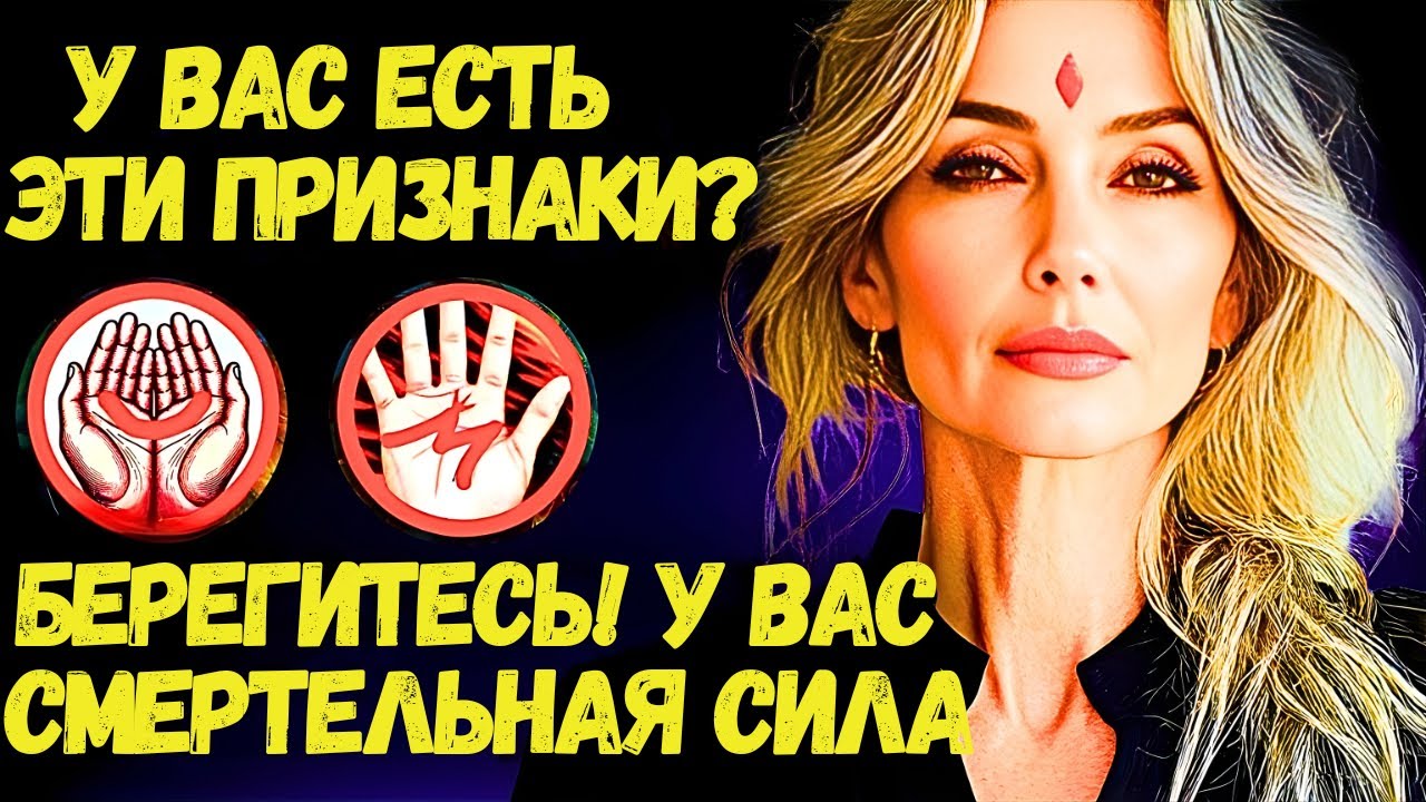 🚨 7 смертельных сил людей с линиями «М» и полумесяцами, которые почти никто не замечает! ❗ Знание 🌙