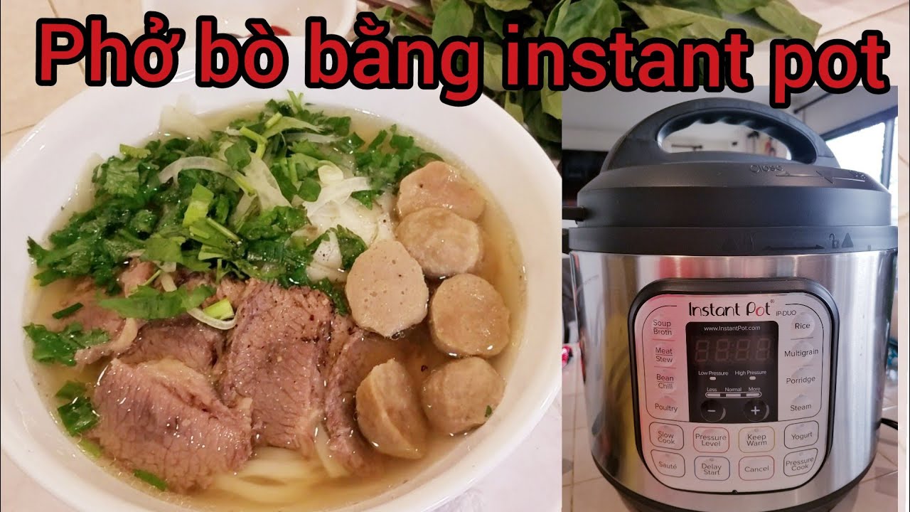 Nấu phở bò thơm ngon tới giọt cuối cùng bằng nồi áp suất điện || Jennifer Huynh vlog #137