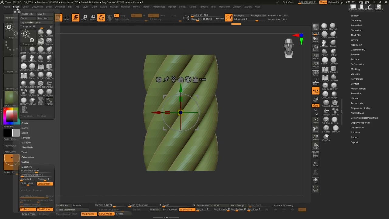 Rope design using ZBrush.