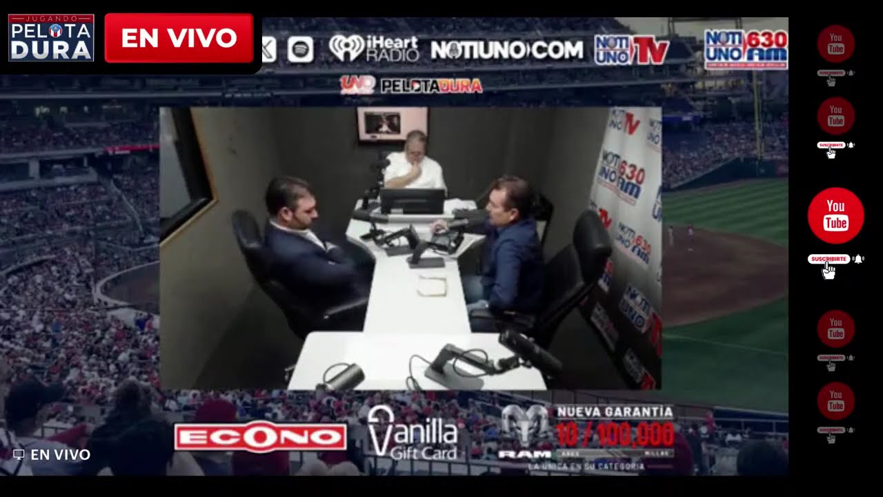 [EN VIVO] Pelota Dura por NotiUno 630 - 25 de marzo de 2026