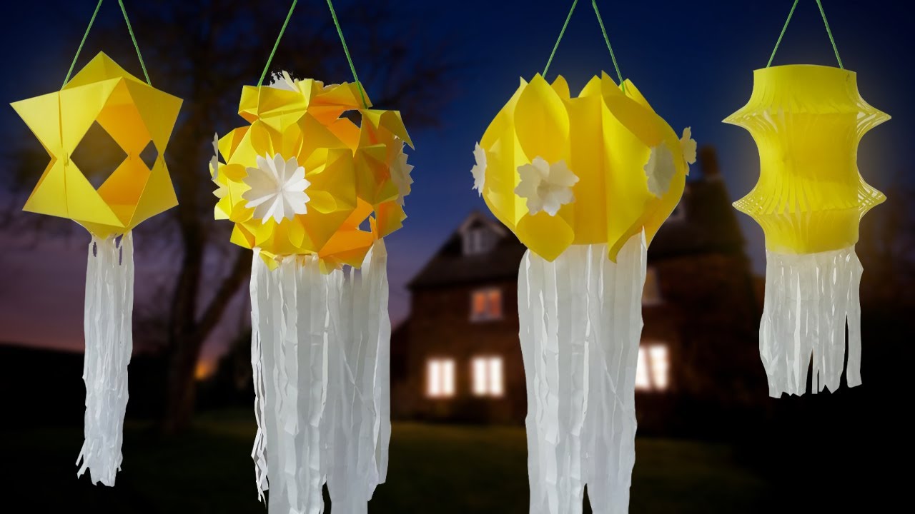 4 Vesak lantern making a4 paper - Vesak Lantern - vesak lanterns designs - wesak kudu hadana hati