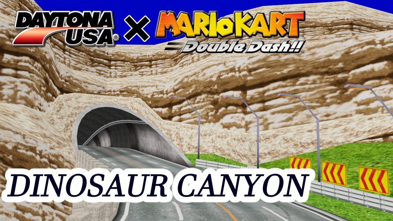 Daytona USA in Mario Kart - Dinosaur Canyon CT!