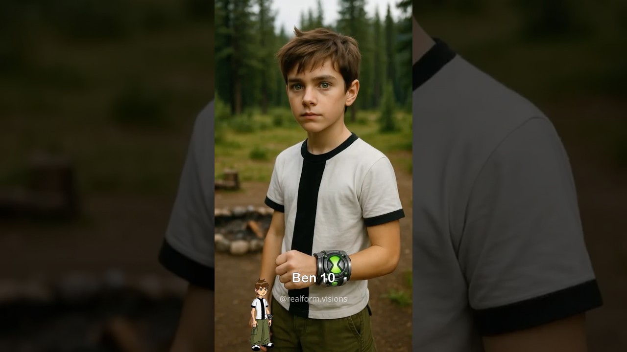 Ben 10 in Real Life #charactersinreallife #cartoonnetwork #ben10