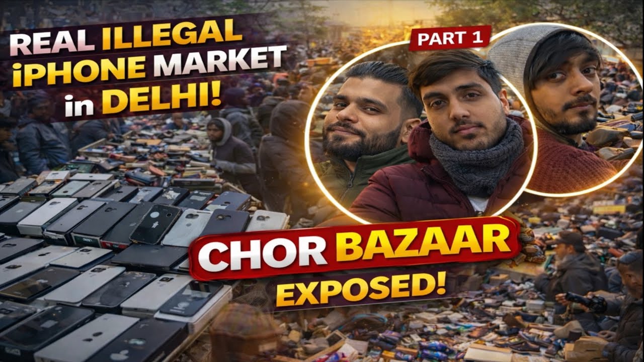 Delhi Chor Bazar Exposed 😱 | ₹999 iPhone Reality | India’s Most Dangerous Market part-1 